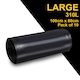 image 3 of GEEZY Large Bin Bags Heavy Duty Refuse Sacks 130L Black 10 Pack x3