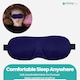 image 4 of 3D Sleep Eye Mask with Adjustable Strap Luxury Blindfold Sleep Mask