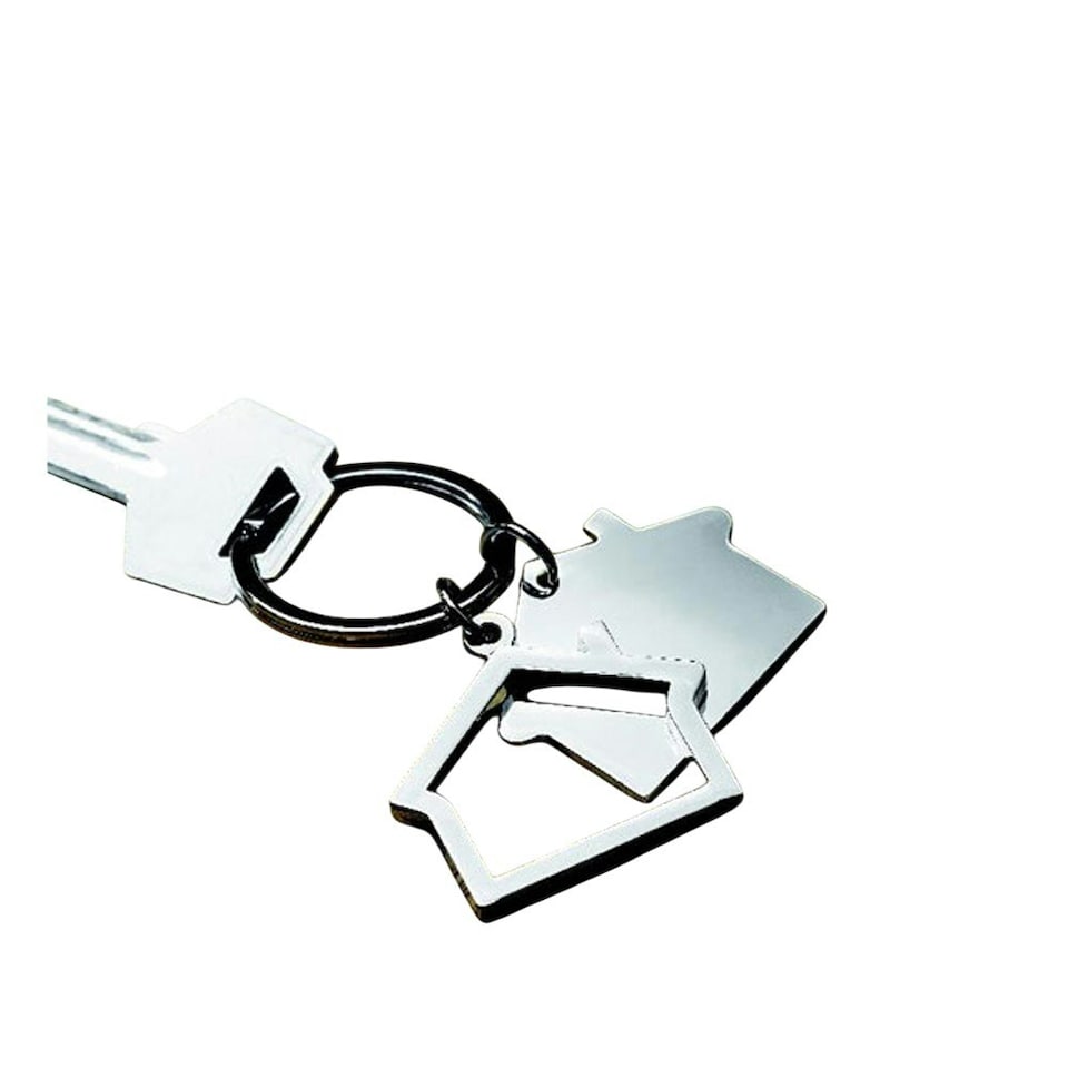 image 1 of MidOcean Sniper Metal Keyring - Silver - One Size