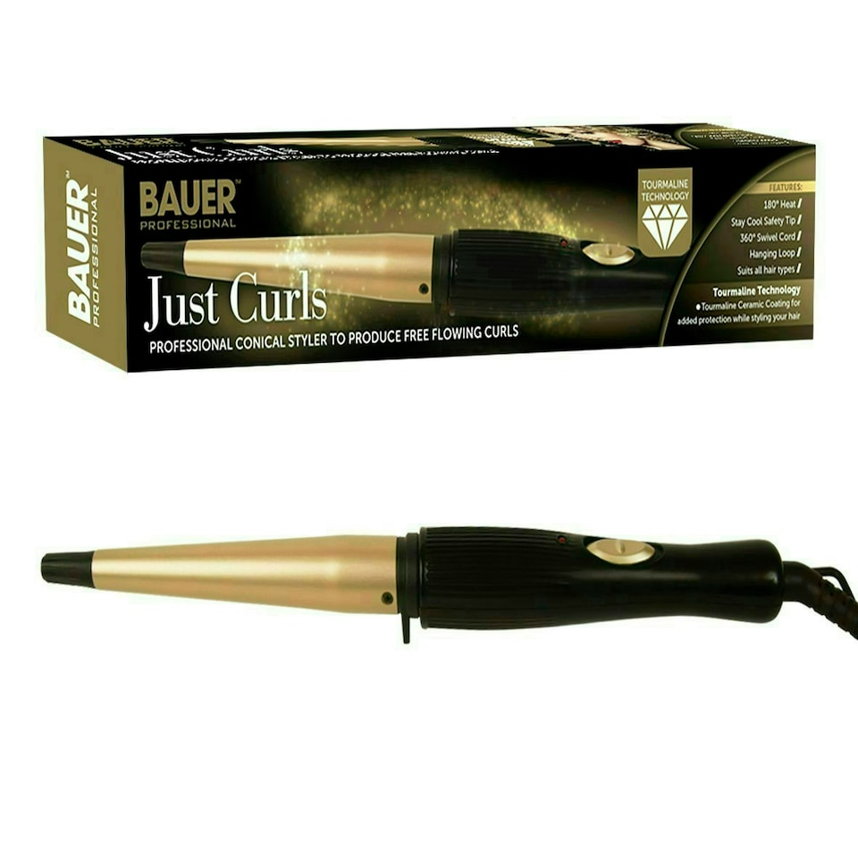 image 1 of Bauer 38870 Tourmaline Coated Curling Wand