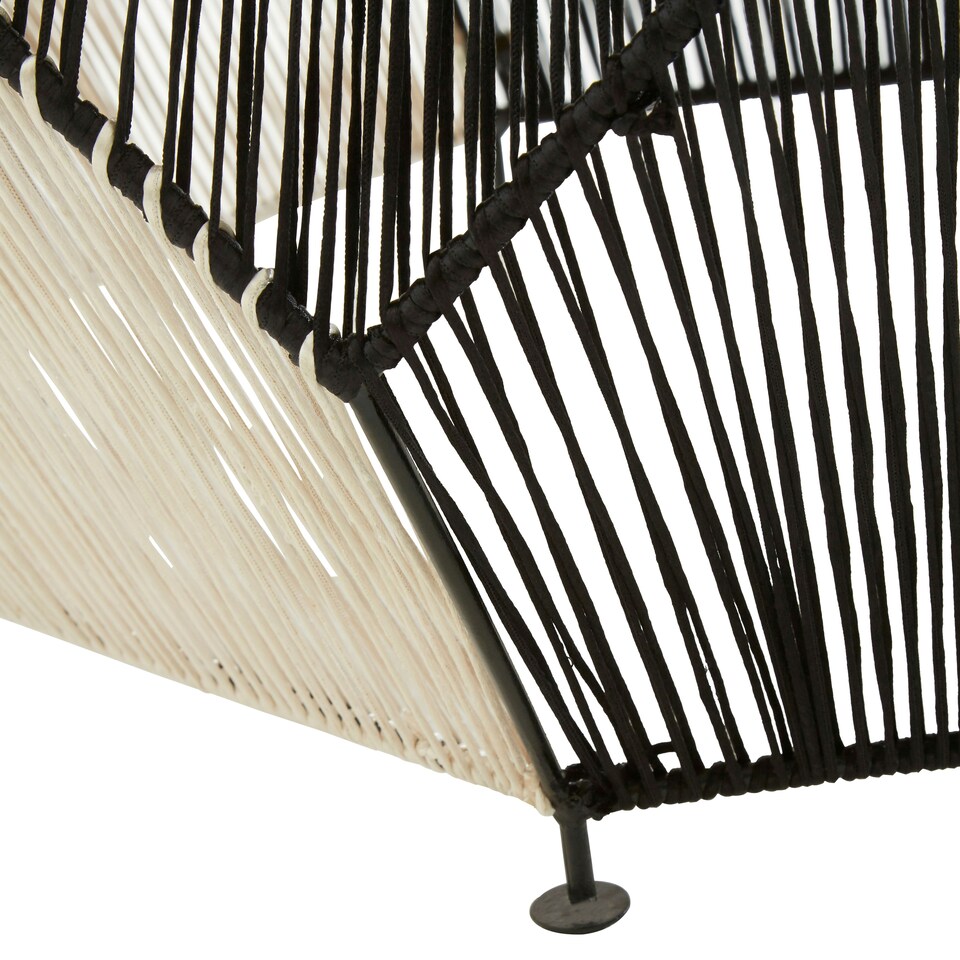 image 1 of Interiors By Premier Octagonal Design Black And Silver Coffee Table, Stylish Display Table For Livingroom, Unique Decorative Table Multi