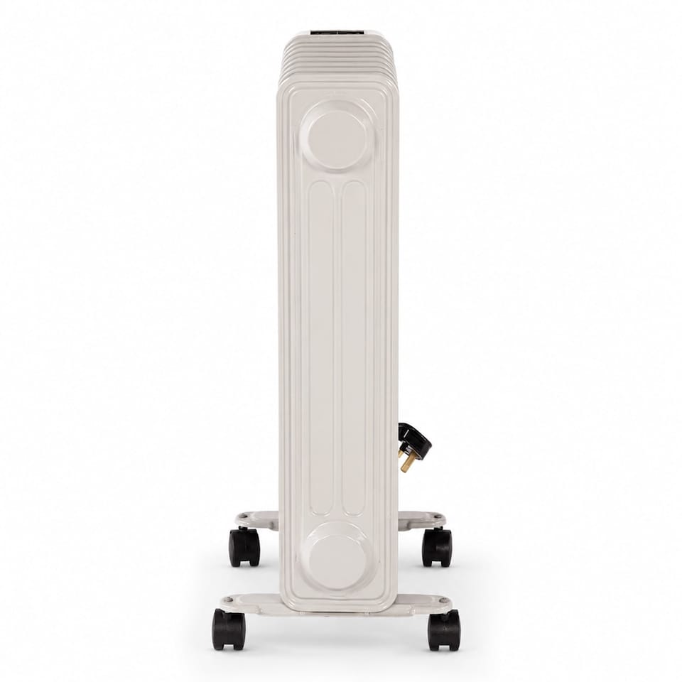 image 1 of 2500W 11 Fin Portable Oil Filled Radiator Electric Heater