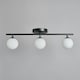 image 4 of BHS Nancy Bathroom Ceiling Spotlight Bar, Black Black | Black