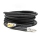 image 1 of Heavy Duty 5/16" Pressure Washer Hose - 3/8" Male & Female Quick Release, 250 Bar/3750 PSI Rated Black | 20m