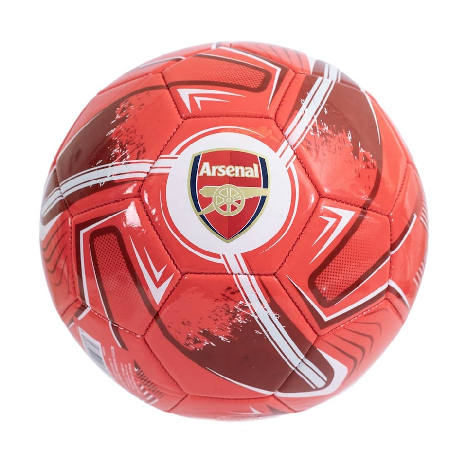image 1 of Arsenal FC Turbine Print Training Ball - Red/Blue - One Size Red