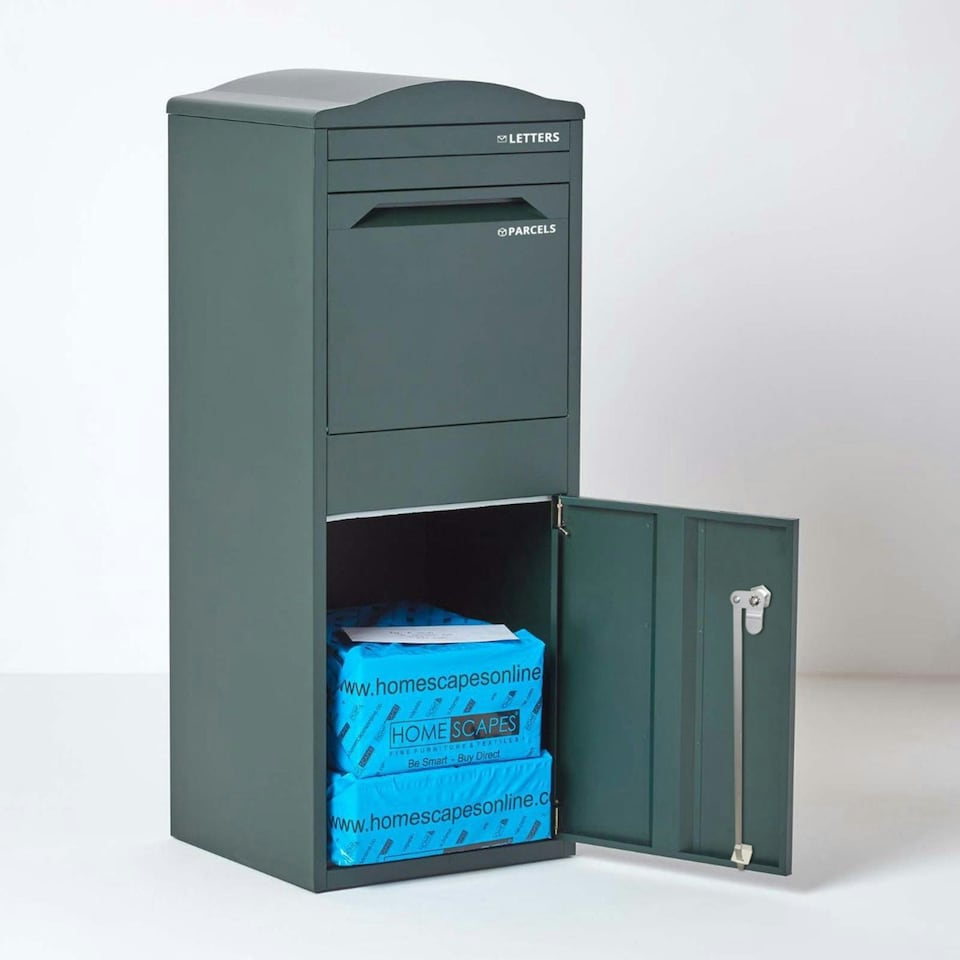 image 1 of SMART PARCEL BOX® Large Curved Top Front Access Green Green