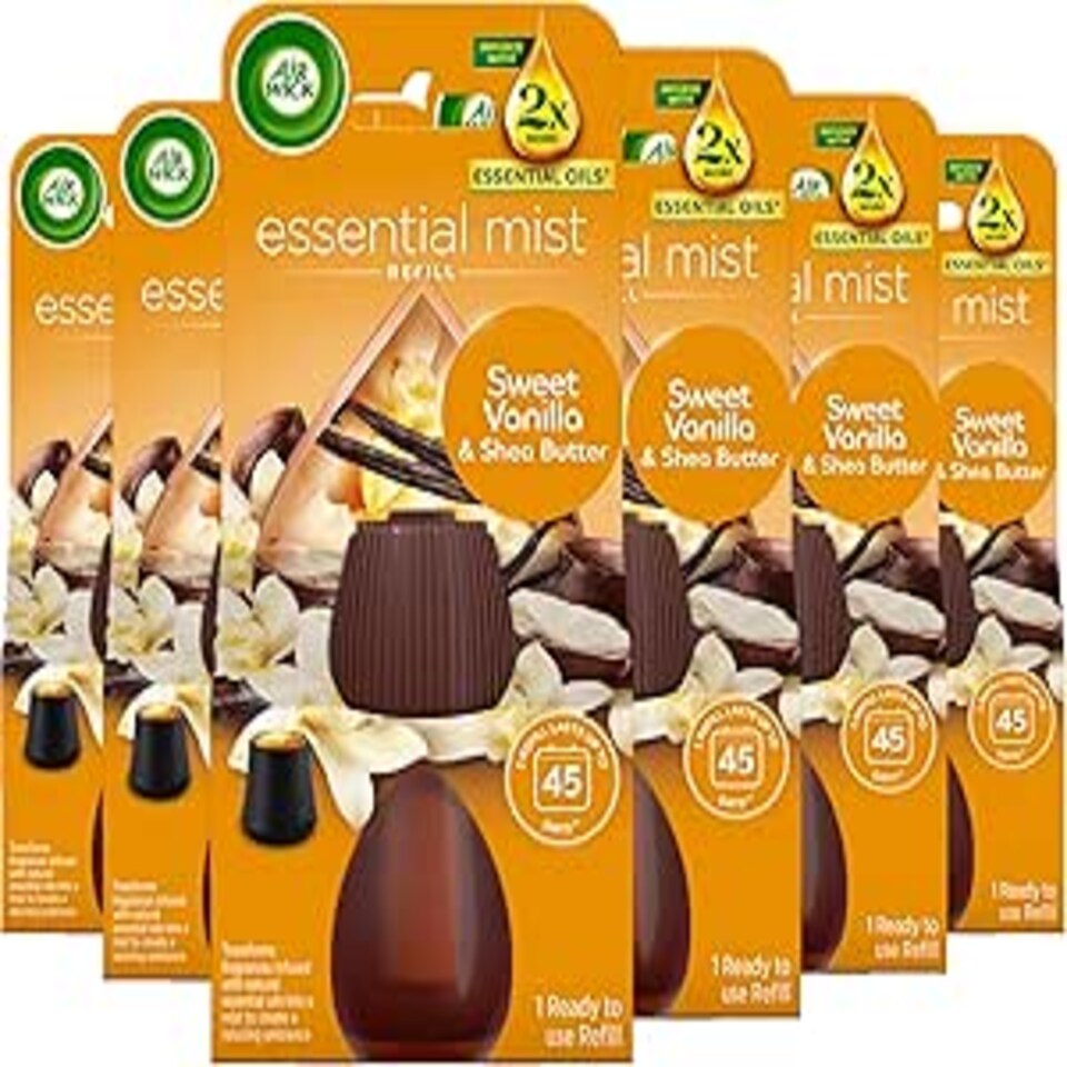 Air Wik Essential Mist Refills Vanilla & Raspberry 6 Refills¤