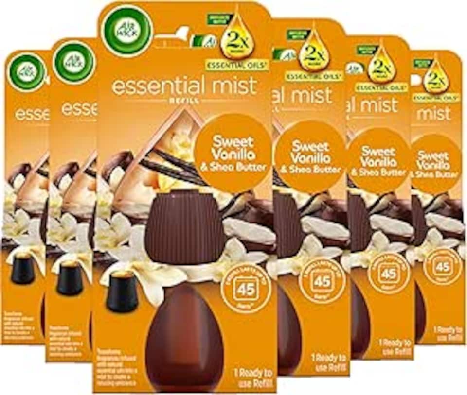 Air Wik Essential Mist Refills Vanilla & Raspberry 6 Refills¤