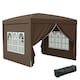 image 1 of Outsunny 3x3 m Pop Up Gazebo Party Tent Canopy Marquee with Storage Bag Coffee