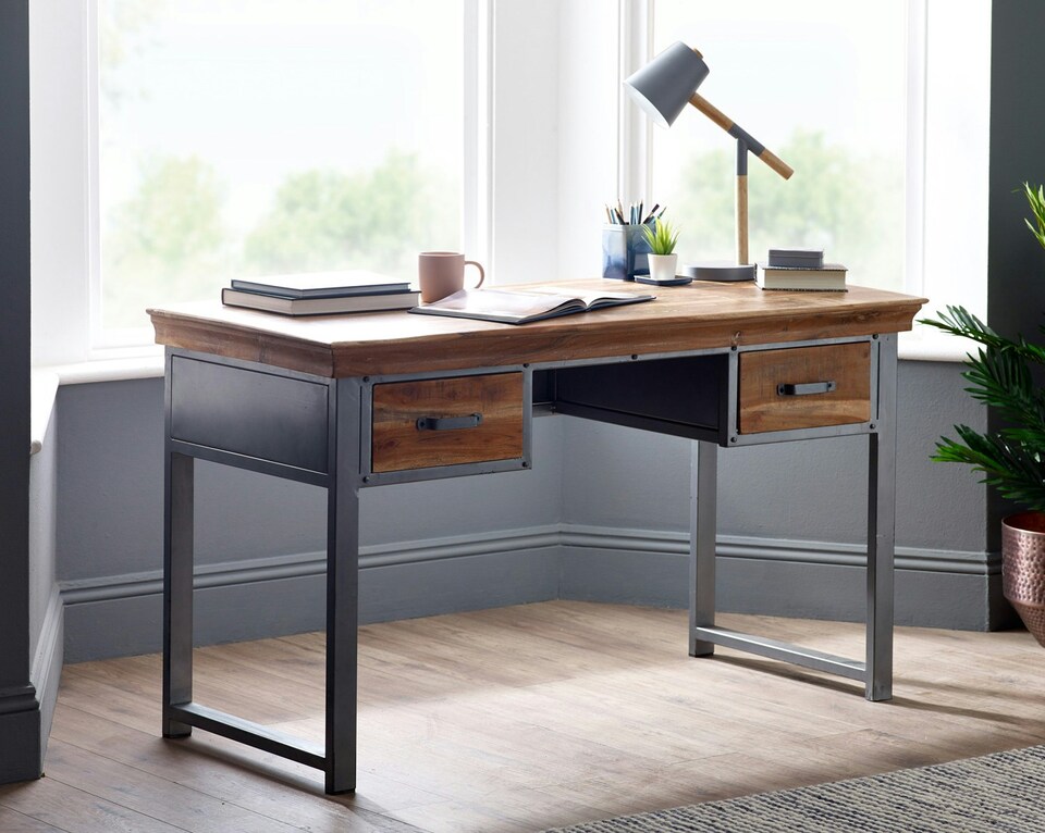 image 1 of Artisano Styllish 2 Drawer Writing Desk