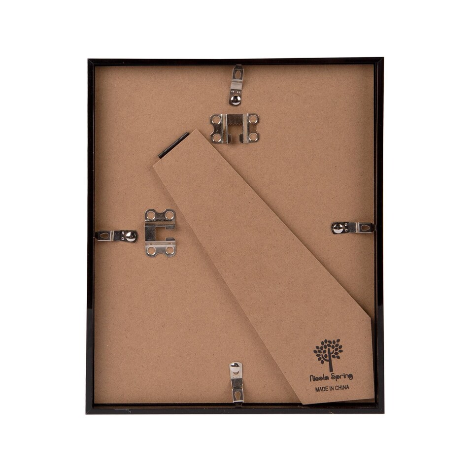 image 1 of Nicola Spring 8 x 10" Deep Photo Frames - Black/Ivory Mount - 3D Deep Box Picture Frame Display Case (27.5 x 22.5cm) x5