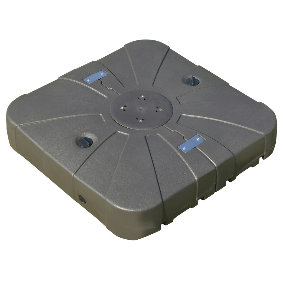 image 1 of Outsunny Cantilever Patio Umbrella Base Water or Sand Filled with Wheels