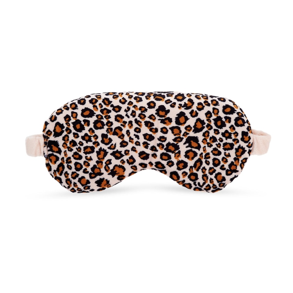 image 1 of SMUG Lavender Deep Pressure Therapy Eye Mask - Leopard Print
