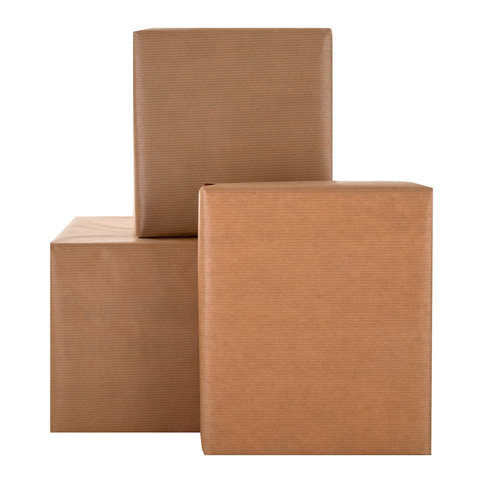 image 1 of Hallmark 9M Kraft Wrapping Paper - 3 X 3M Rolls - Brown