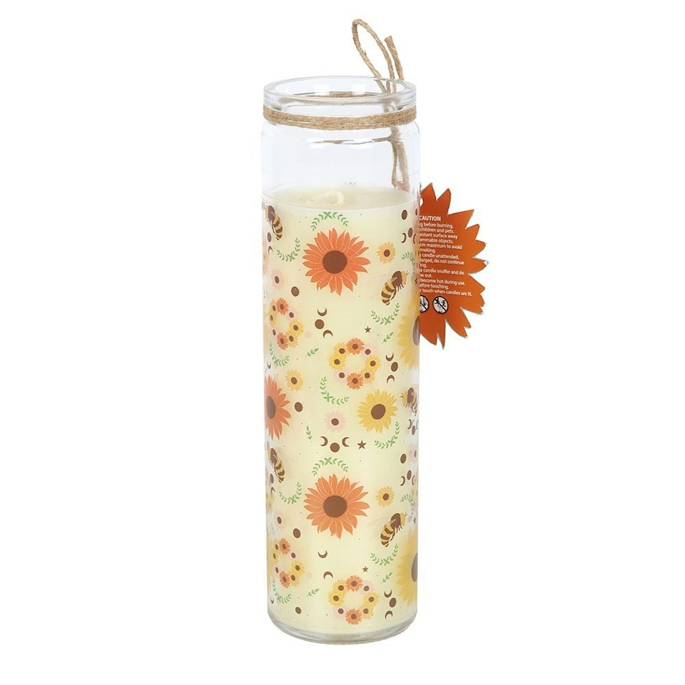 image 1 of Summer Solstice Wildflower Tube Candle Cream