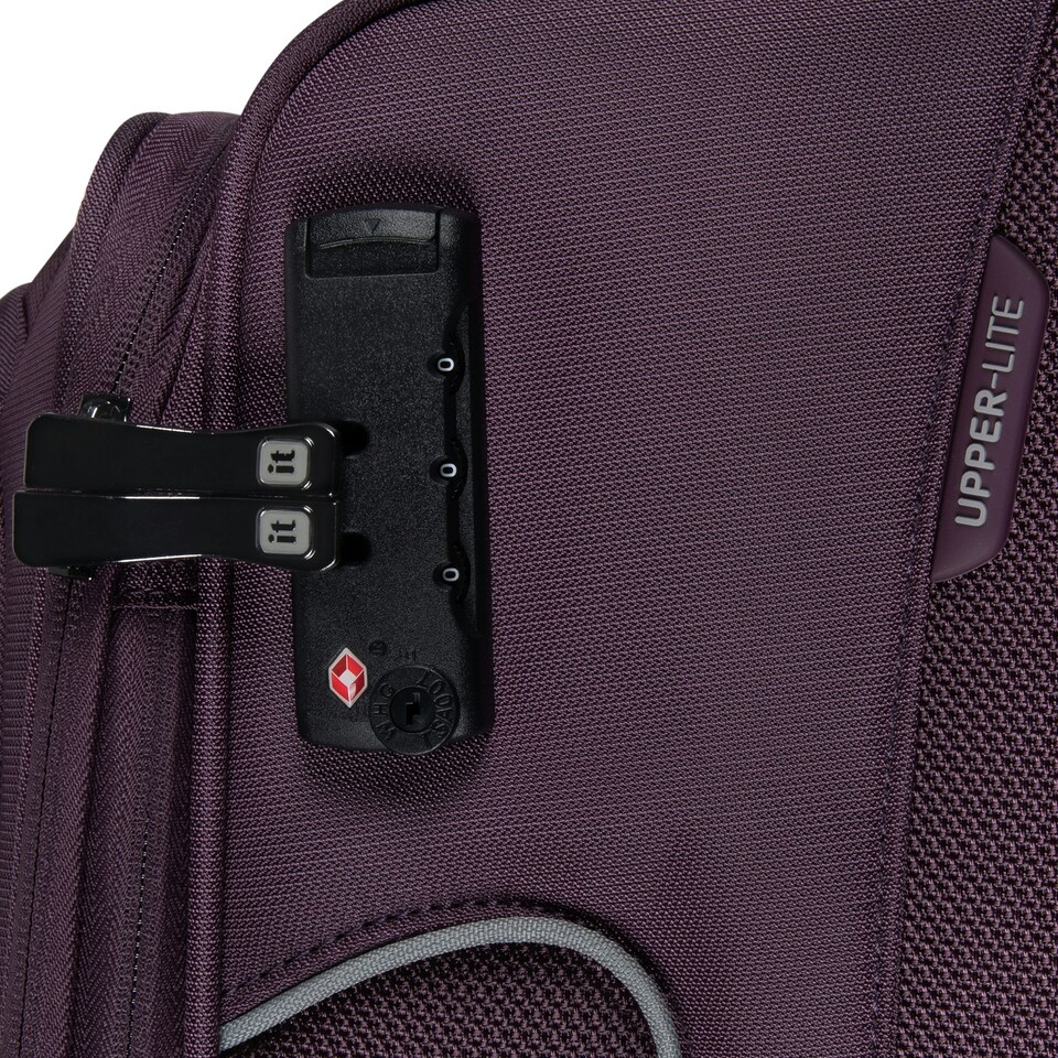 image 1 of IT Luggage Teleported Plum Perfect Expandable Medium Suitcase with TSA Lock Purple | Medium