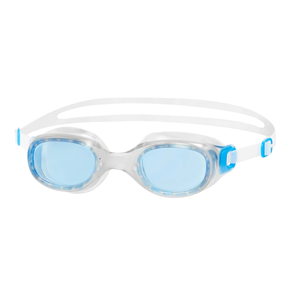 image 1 of Speedo Unisex Adult Futura Classic Swimming Goggles - Clear/Blue - One Size (UTCS1884)