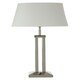 image 3 of Interiors by Premier Table Lamp with Dual Rod Base Silver