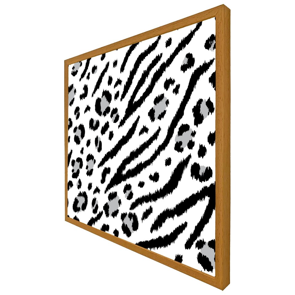 image 1 of Zebra & leopard print (Picture Frame) Brown | S