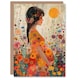 image 1 of Motherhood Floral Pregnant Wildflowers Be Woman New Baby Her Card