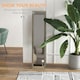 image 3 of HOMCOM Full Length Mirror Farmhouse Wall Mirror Hanging Freestanding Grey