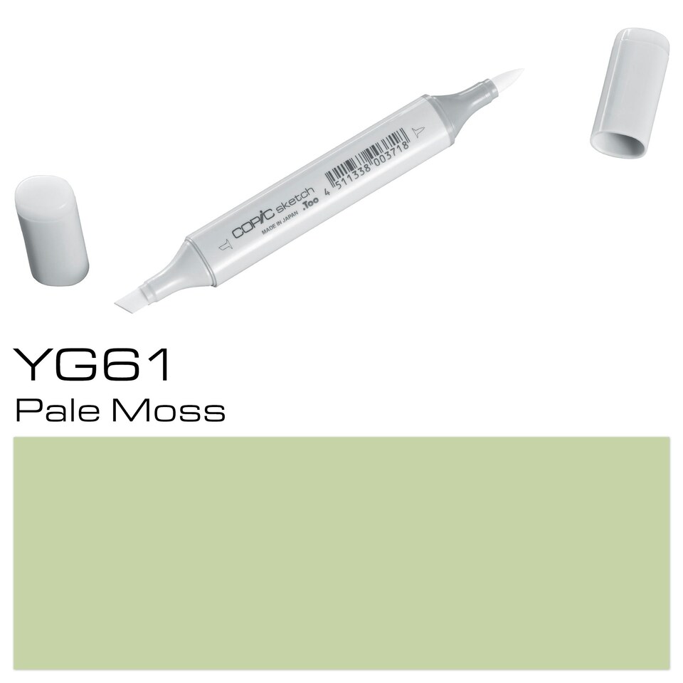 image 1 of Copic Sketch Marker, Pale Moss, Single Pen