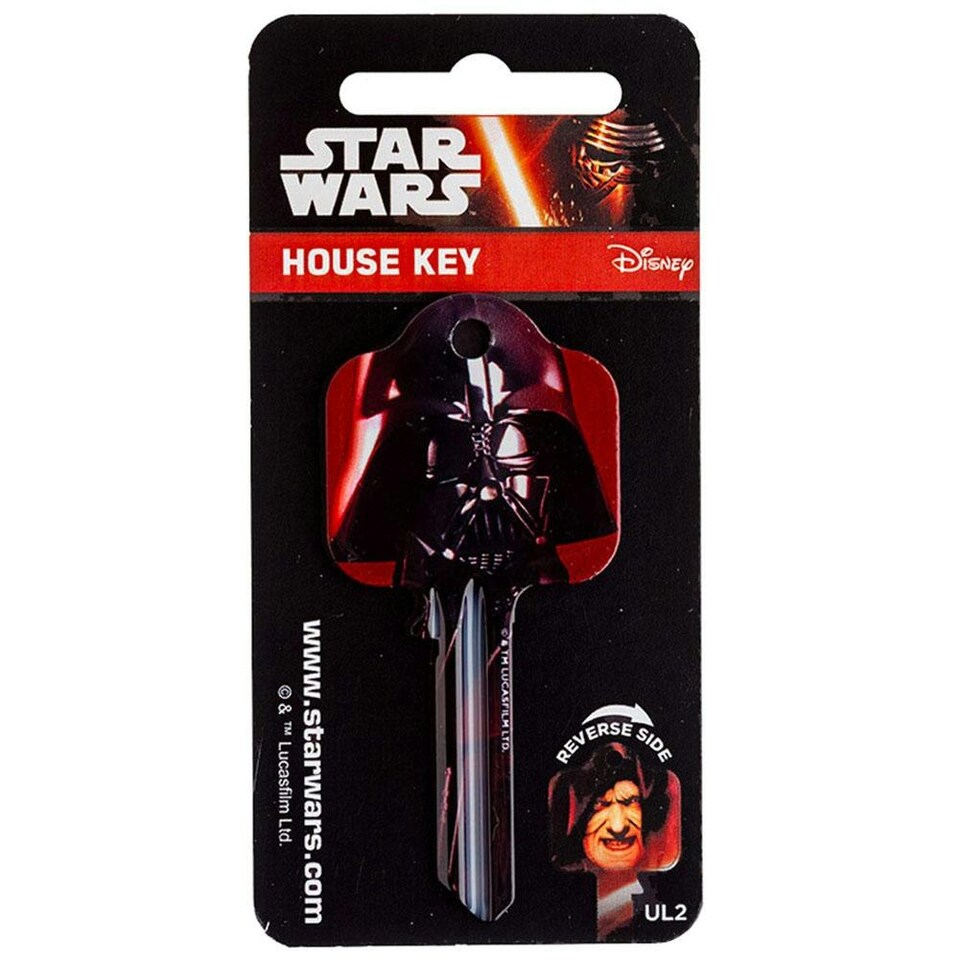 image 1 of Star Wars Darth Vader Door Key - Black/Red - One Size