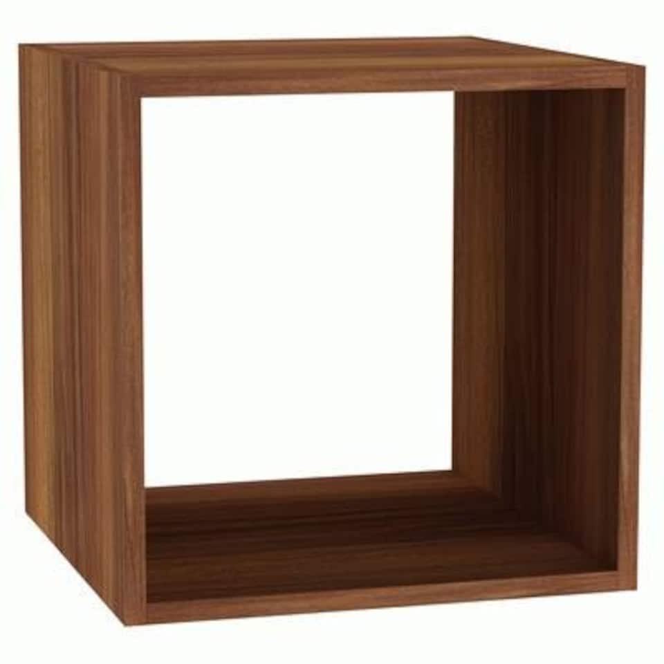 image 1 of Single Cube Shelving Unit Brown | Unit Colour: Teak
