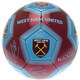 image 2 of West Ham United FC Signature Football - Claret Red/Sky Blue - 5