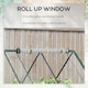 image 8 of Outsunny Raised Garden Bed Planter Box with Greenhouse, Large Window, Clear