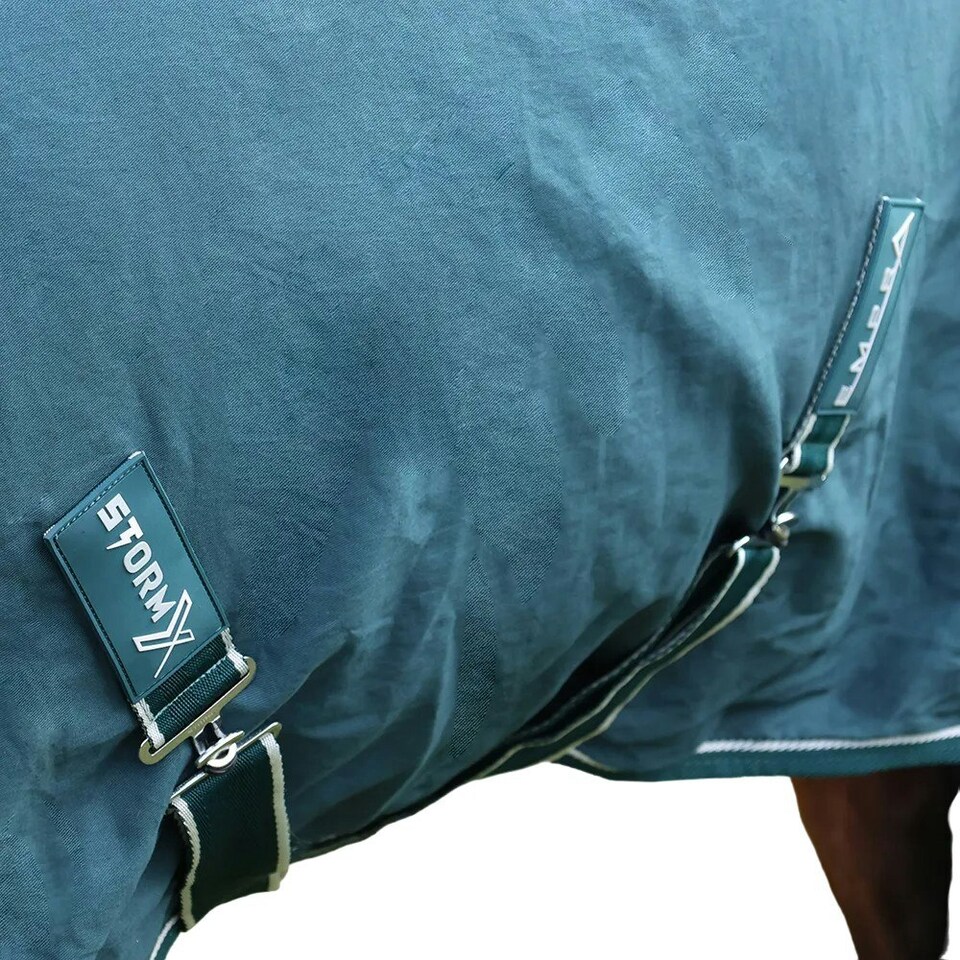 image 1 of StormX Empra Pima Standard-Neck Horse Summer Sheet - Teal - 6´