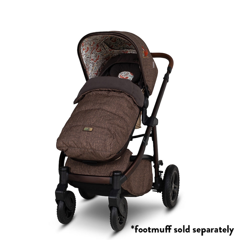 image 1 of Cosatto Wow 3 Pram and Pushchair Carrycot and Reversible Seat, All Terrain Travel System