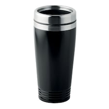 MidOcean Rodeo Colour Double Wall Travel Cup - Black - One Size Black