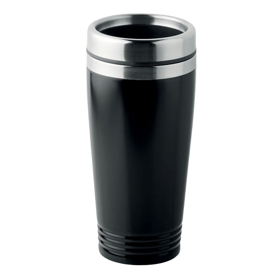 MidOcean Rodeo Colour Double Wall Travel Cup - Black - One Size Black