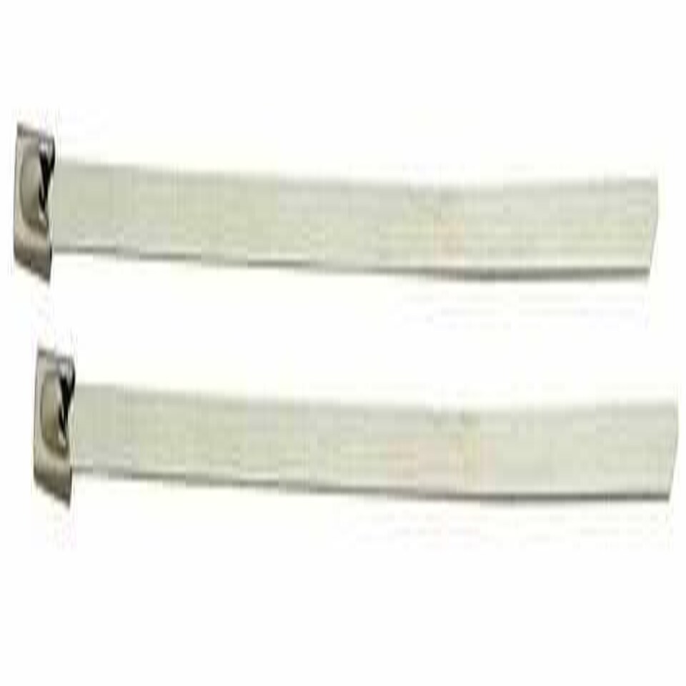 CONCORDIA Uncoated Stainless Steel Roller Ball Cable Ties 360mm x 7.9mm, 50 Pack