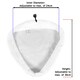 image 2 of SPARES2GO Microfibre Cloth Cover Pads compatible with Pifco 6-in-1 10-in-1 12-in-1 PS001 Steam Cleaner Mop (Pack of 2)