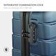 image 4 of VonHaus 3pc Navy Luggage Set, 360° Silent Spinner Wheels