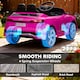 image 8 of AIYAPLAY Audi Q8 E-tron Licensed Electric Car for Kids, 12V Electric Ride on Sportback Design with Remote Control, 4 Suspension Wheels, LED Lights, Music, Horn, for Ages 3-4 - Pink
