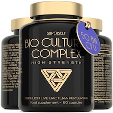 SuperSelf Probiotics Complex 50 Billion CFU 60 Acid-Resistant Capsules