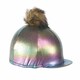 image 1 of Shires Metallic Hat Cover N/A | Colour: Rainbow
Size: One Size