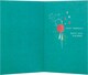 image 3 of Contemporary Embossed Illustrated Bear Design 18th Birthday Card