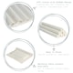 image 2 of Nicola Spring Ribbed Cotton Placemats - 48 x 33cm - Light Blue - Pack of 6 Blue