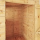image 6 of 4 x 4 Modular Garden Shed Wooden Shiplap Pent Tongue and Groove Storage Brown