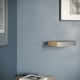 image 3 of Wooden Wall Mounted Floating Corner Shelf - Set of 3 | Grey | 3
