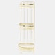 image 3 of OHS 3 Tier Shower Caddy Freestanding Bathroom Corner Shelf Organiser