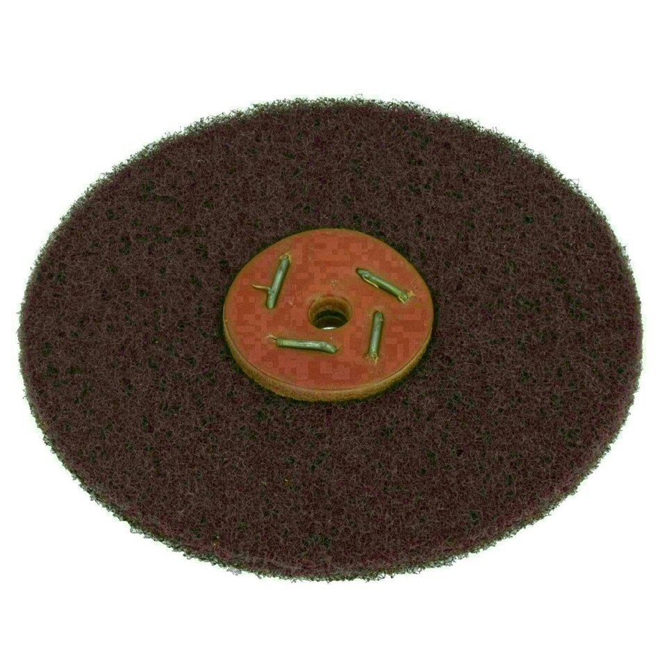 image 1 of Medium Abrasive Scotch Mop Rust Paint Removal Remover Polishing 6" x 1 Row
