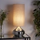 image 2 of Cissy Dark Smokey Glass Table Lamp