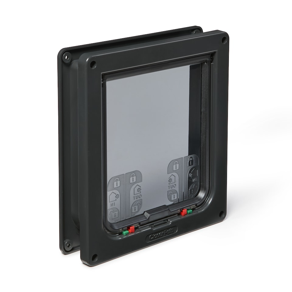 image 1 of Cat Mate Large Cat Flap With 4 Way Lock - Grey (221G)