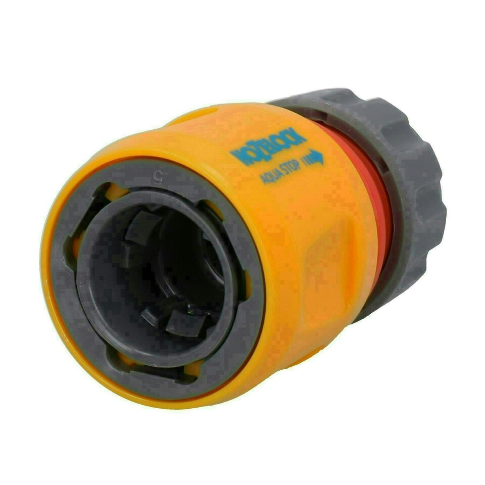image 1 of Hozelock Quick Release Fitting & Aqua Water Stop Garden Hose Pipe Yard 10pk