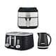 image 1 of GEEPAS 7.5L Air Fryer, 4 Slice Toaster & 1.7L Kettle Kitchen Appliances Set Black
